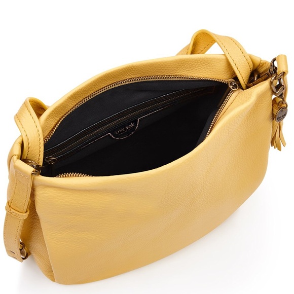 🆕 The Sak pebbled leather yellow crossbody bag - Picture 3 of 8